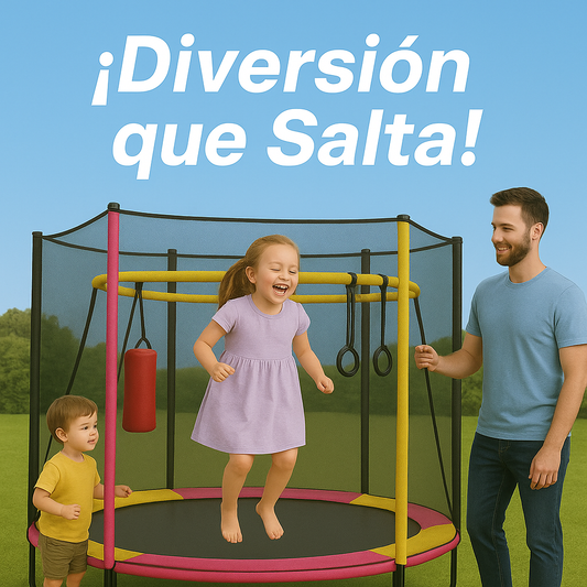 SET DE JUEGO SALTARÍN 160 CM DE DIAMETRO